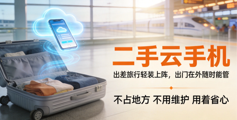 二手云手机适合出差旅行用 出门在外也能管 二手云手机适合出差旅行用 出门在外也能管