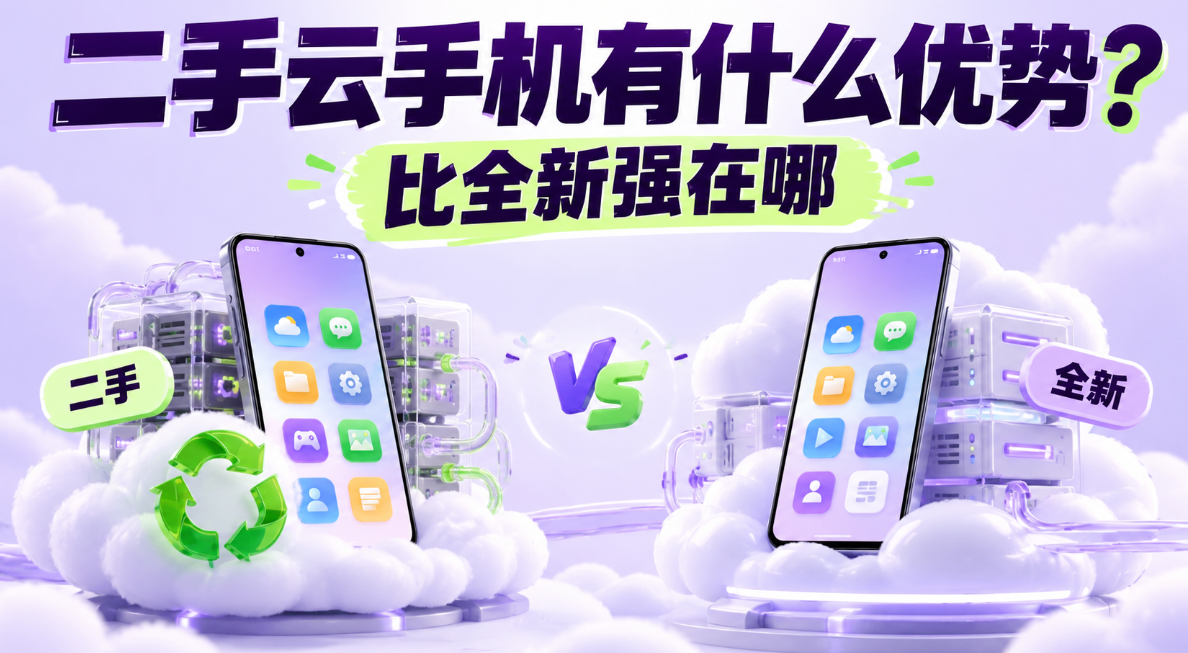 二手云手机有什么优势 比全新强在哪_图片1