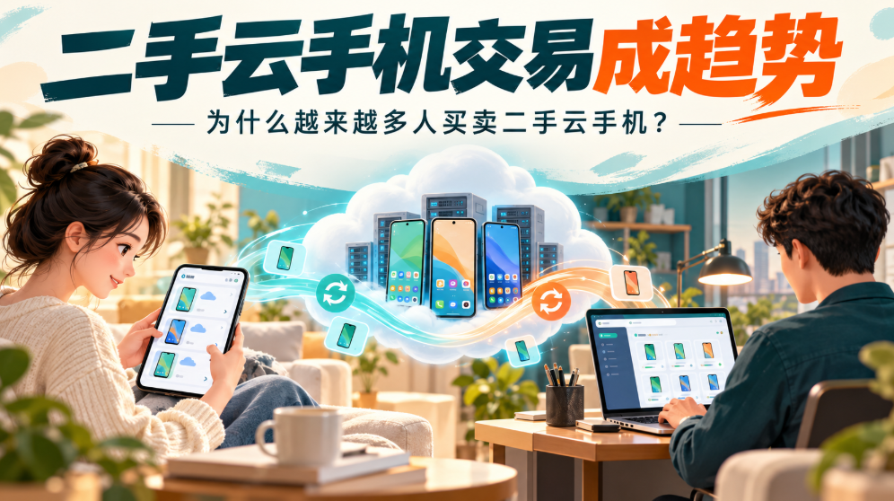 二手云手机交易成趋势 为什么越来越多人买卖二手云手机_图片1