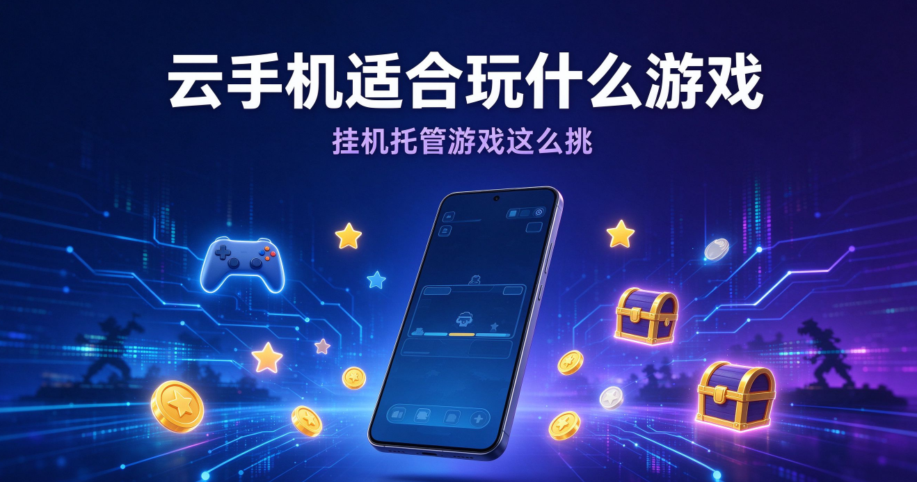 云手机适合玩什么游戏 挂机托管游戏这么挑