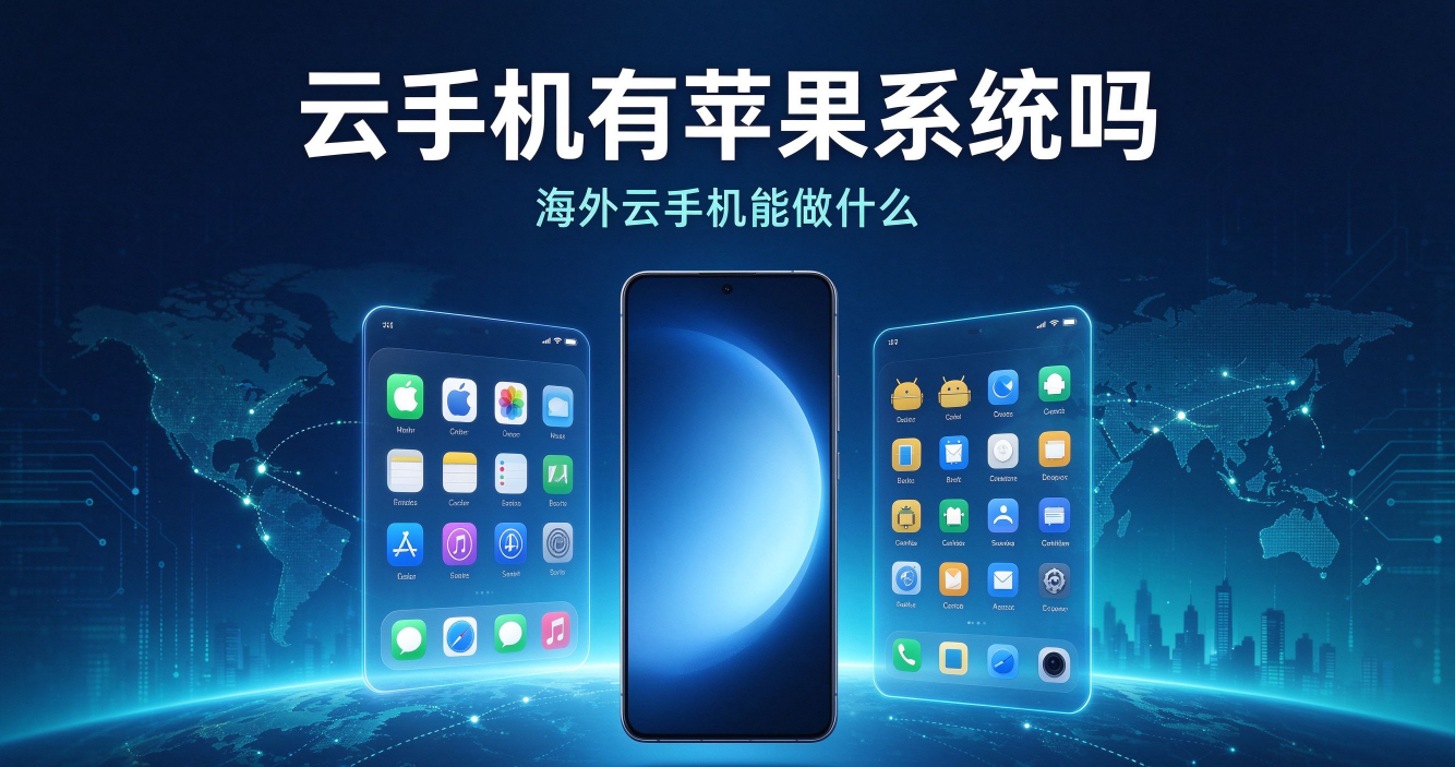 云手机有苹果系统吗 海外云手机能做什么
